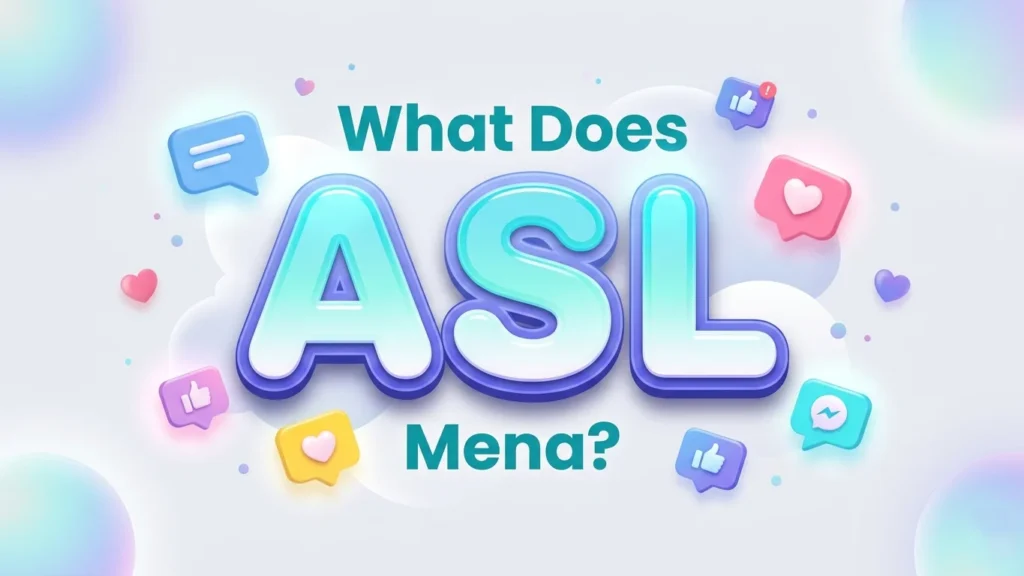 what does asl mena