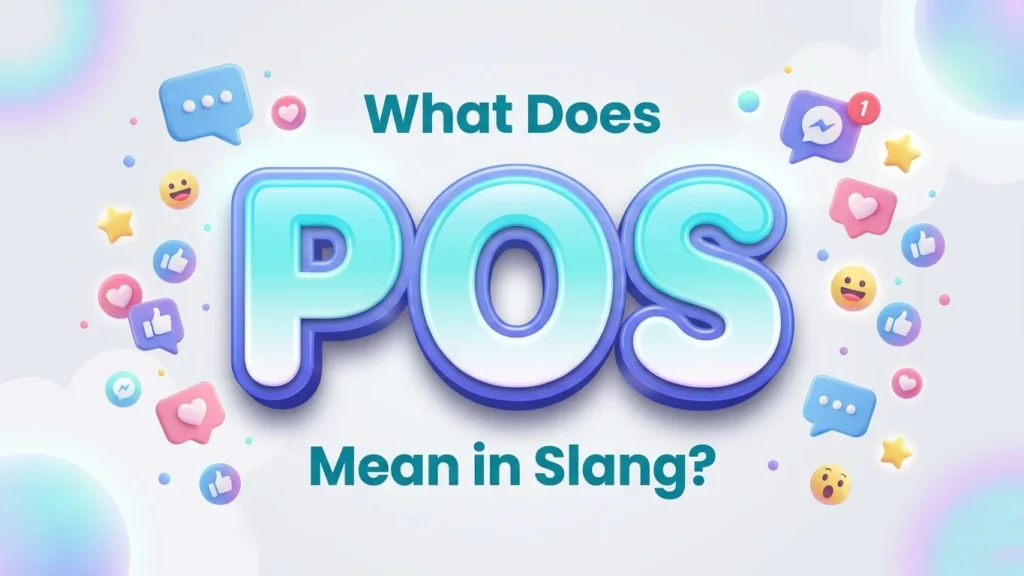 what does pos mean in slang