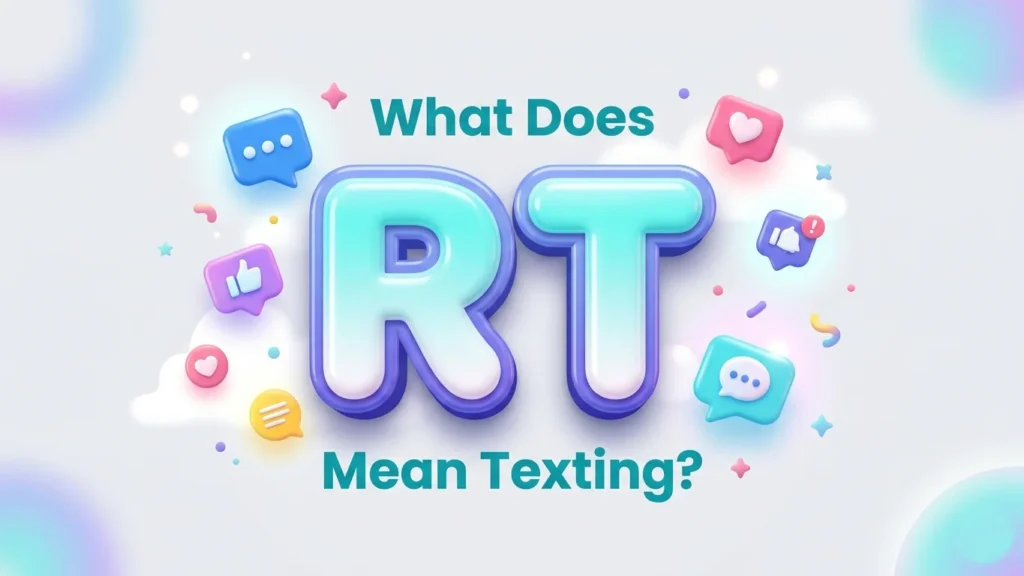 what does rt mean texting