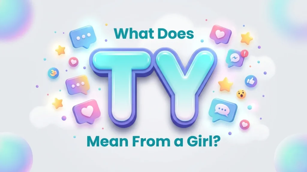 what does ty mean from a girl