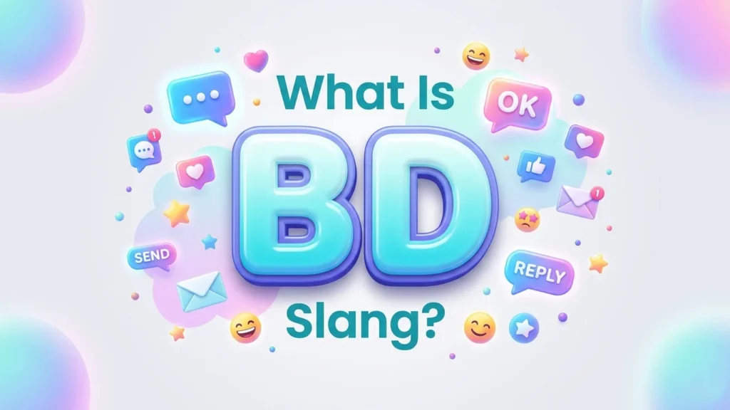 what is bd slang