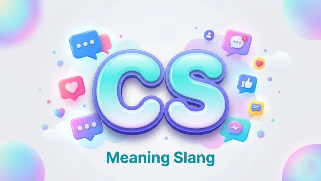 cs meaning slang