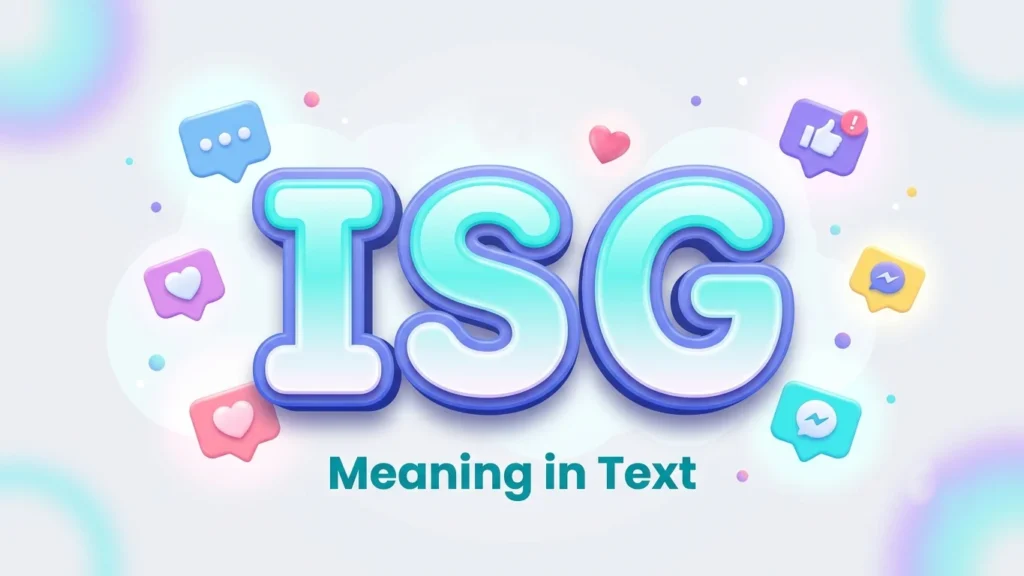 isg meaning in text