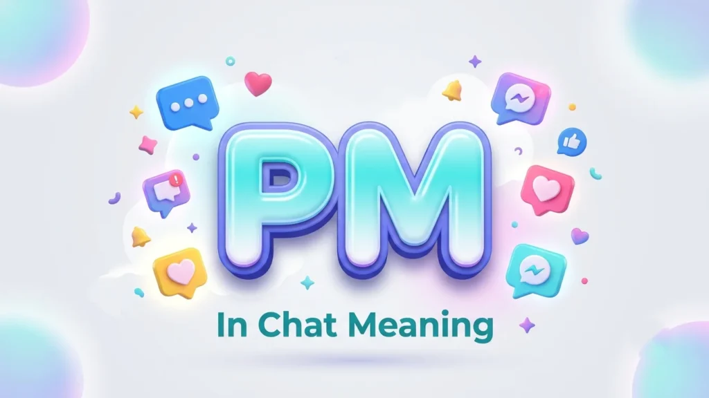 PM in Chat Meaning: Definition, Usage & Examples