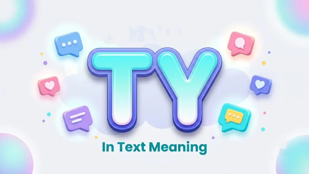 ty in text meaning
