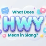 what does hwy mean in slang