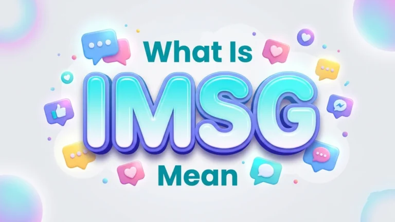 what is imsg mean