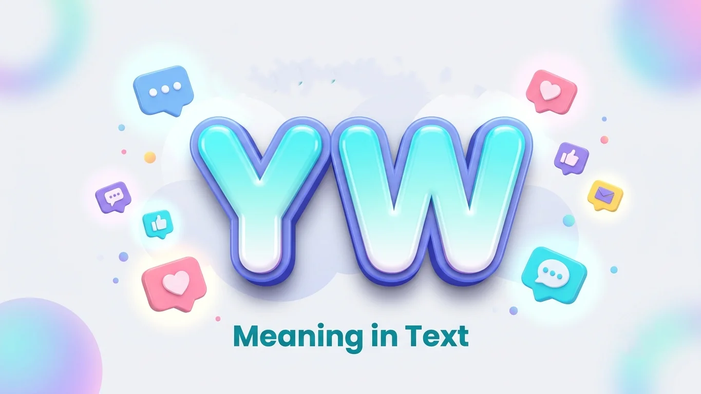 yw meaning in text